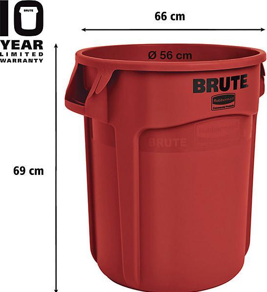 Produktbild Rubbermaid Universalcontainer, rund (121 l)
