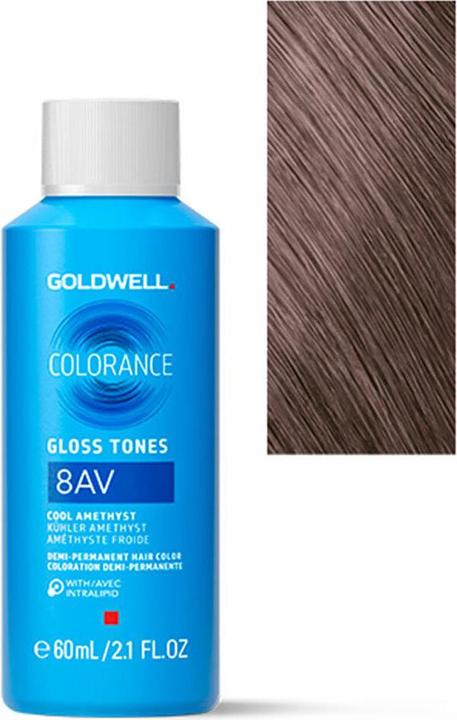 Actual product image Goldwell Colorance gloss shades (8AV - Amethyst radiator, 10BC - Oat milk)