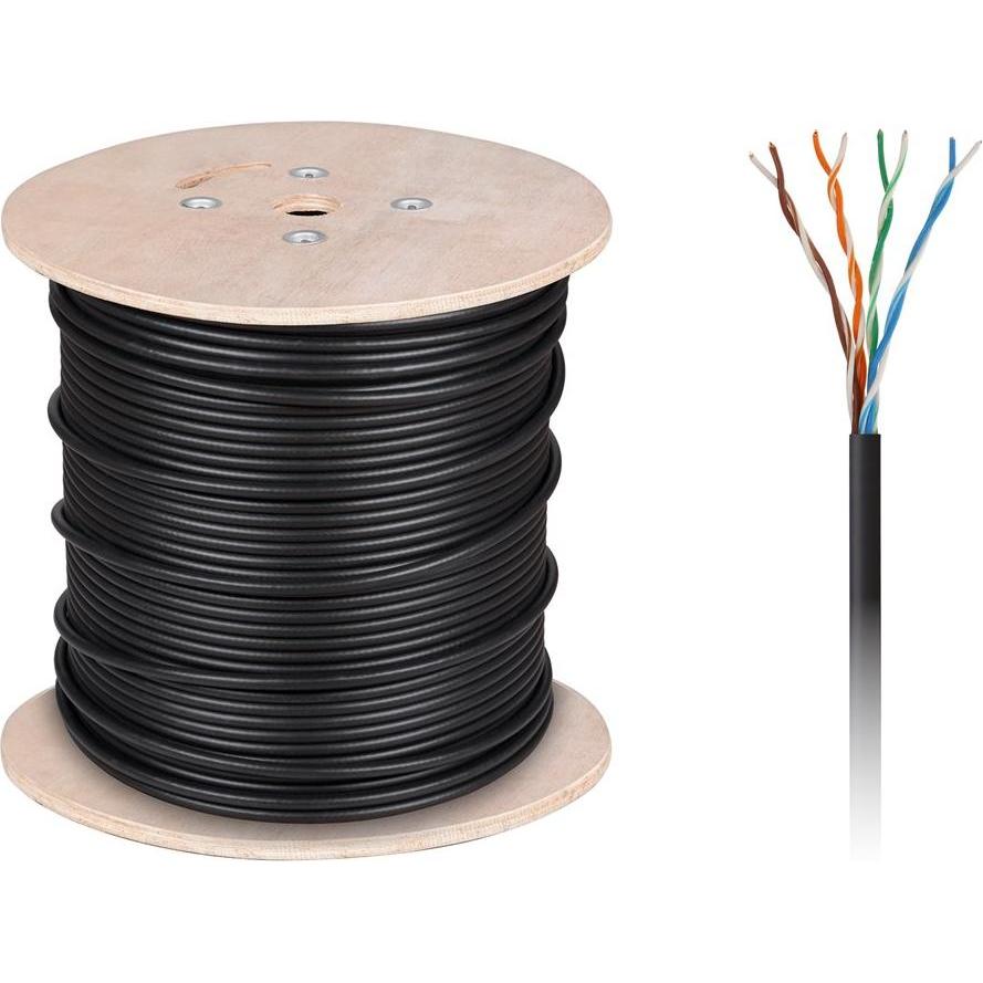 Cabletech Cavo per computer - coppia ritorta UTPCat5e + gel (0.31 m), Cavo di rete