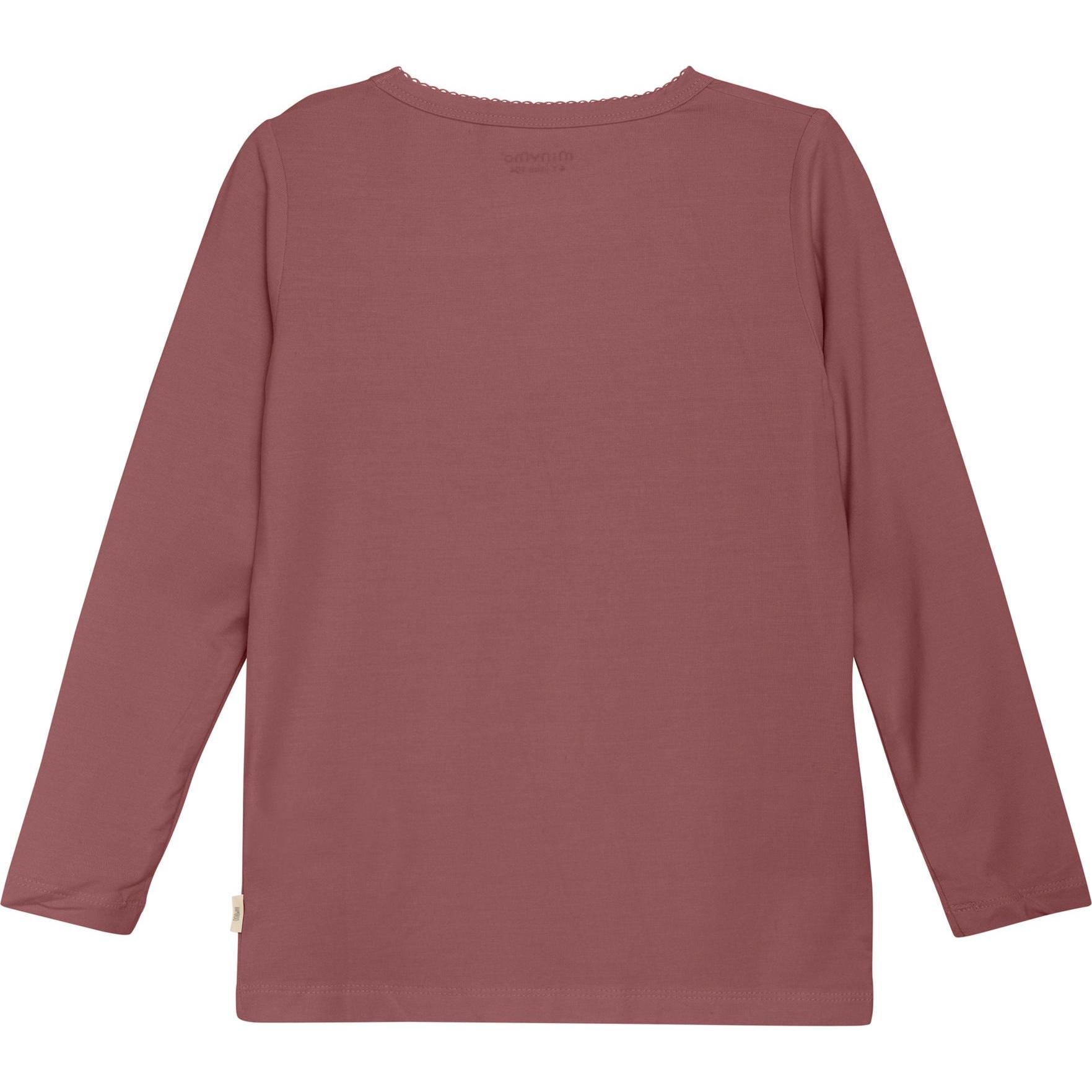 Thumbnail - Minymo, Mädchen, Bluse, MIBlouse LS 4919, Braun, (116)