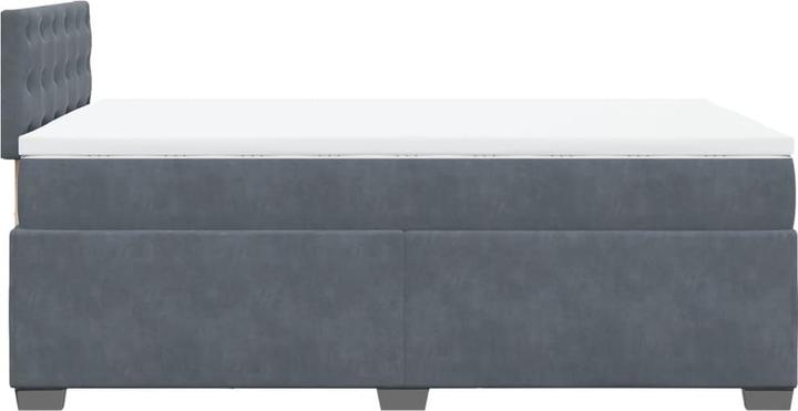 Produktbild vidaXL Bo x springbett mit Matratze 140 x 200 cm Samt (140 x 200 cm)