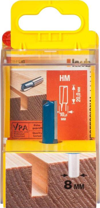 Image du produit kwb Fraise à rainurer Hm 10 Mm