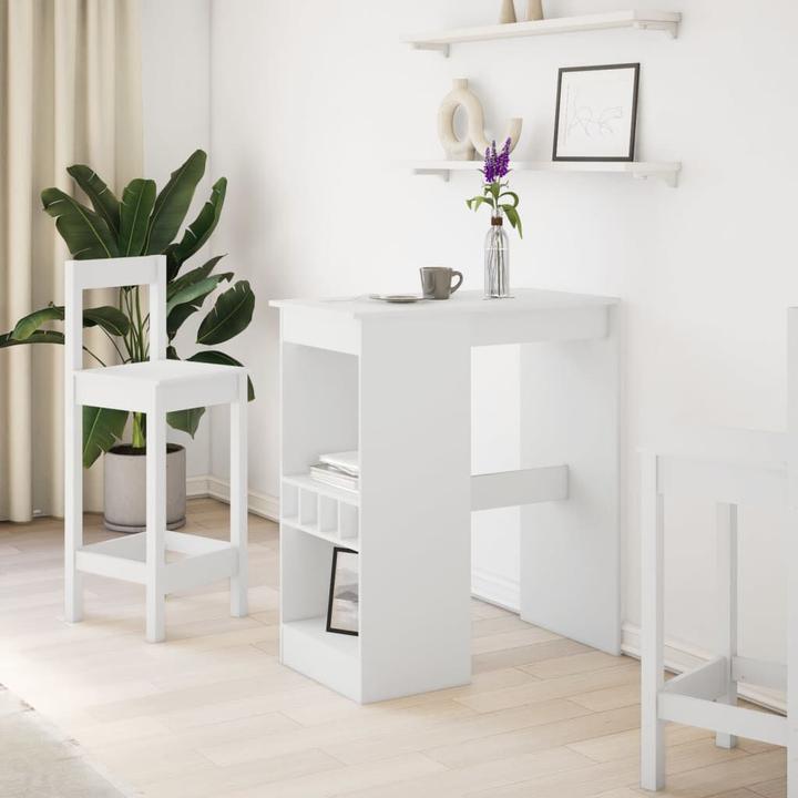 Actual product image vidaXL Bar table with shelf