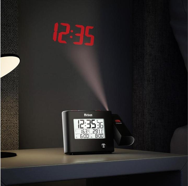 Actual product image Mebus 25795 Radio Projection Alarm Clock