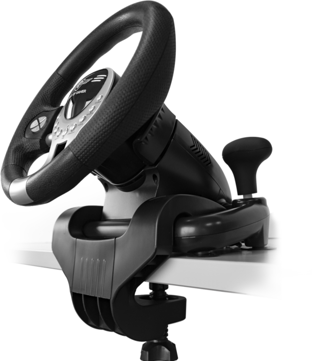 Actual product image Spirit Of Gamer Race Wheel Pro 2 (Xbox Series X, Xbox One S, Xbox Series S, PS3, PC, PS4, Xbox One X)