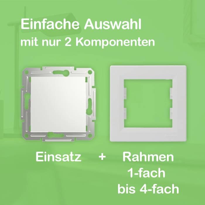 Actual product image Schneider Electric Changeover switch Asfora White (RAL 9003) EPH0470121D