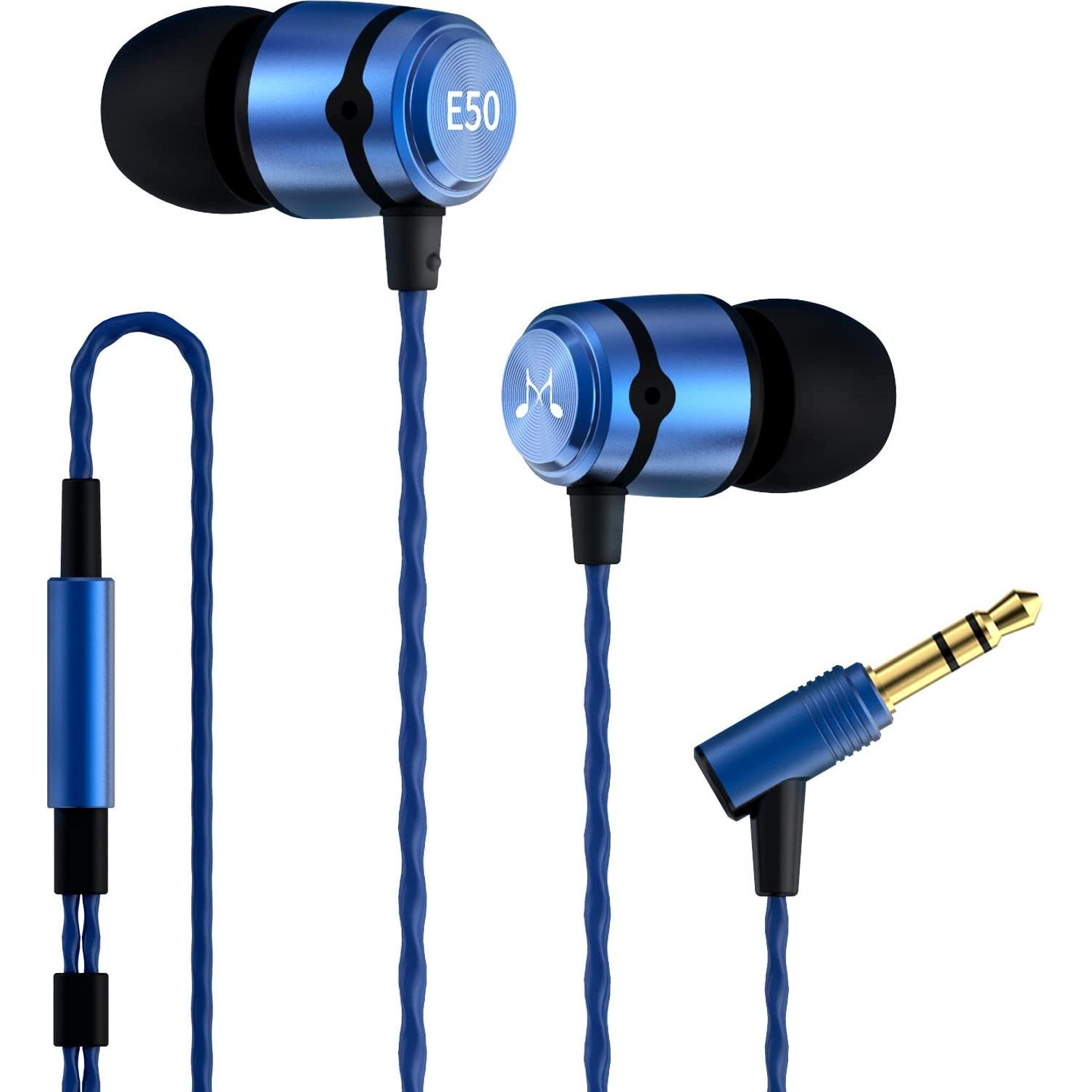SoundMagic Cuffie E50 (Cablato), Cuffie, Blu