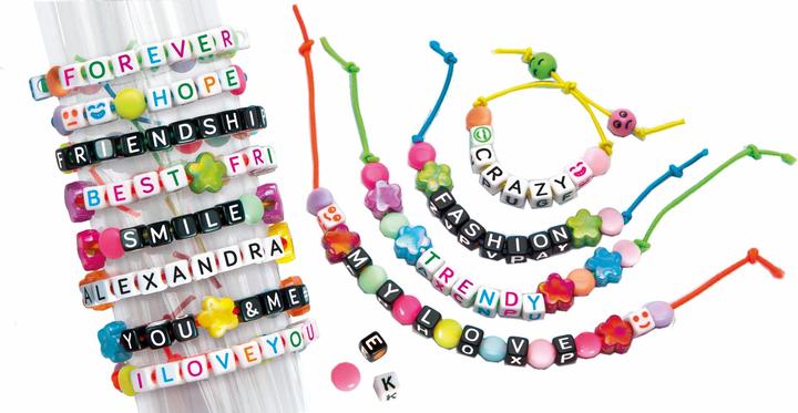 Actual product image Clementoni Crazy Chic - Bracelets with a message