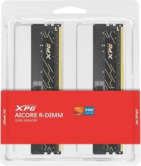 Actual product image Adata DDR5 32GB 6400-32 K2 XPG AICORE RDIMM black (2 x 16GB, 6400 MHz, DDR5 RAM, R-DIMM)