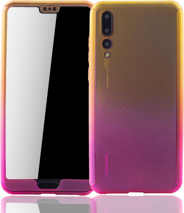 Produktbild König Design Hülle Handy Schutz für Huawei P20 Pro Full Case Cover Displayschutz Bumper Pink (Huawei P20 Pro)
