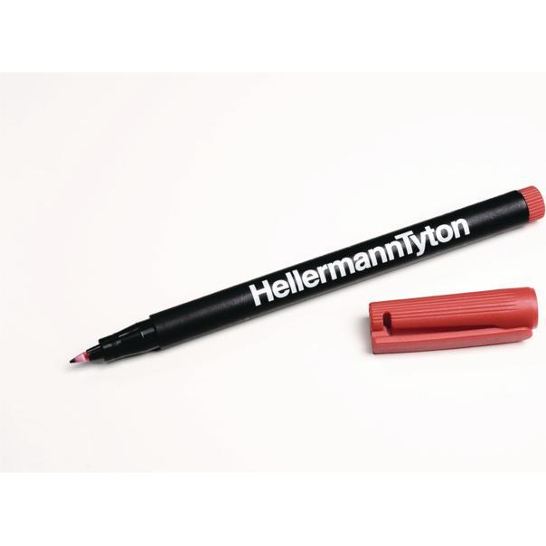HellermannTyton Markierungsstift rot rot 100 mm x 6 mm, 500-50822 (T82S-RD)