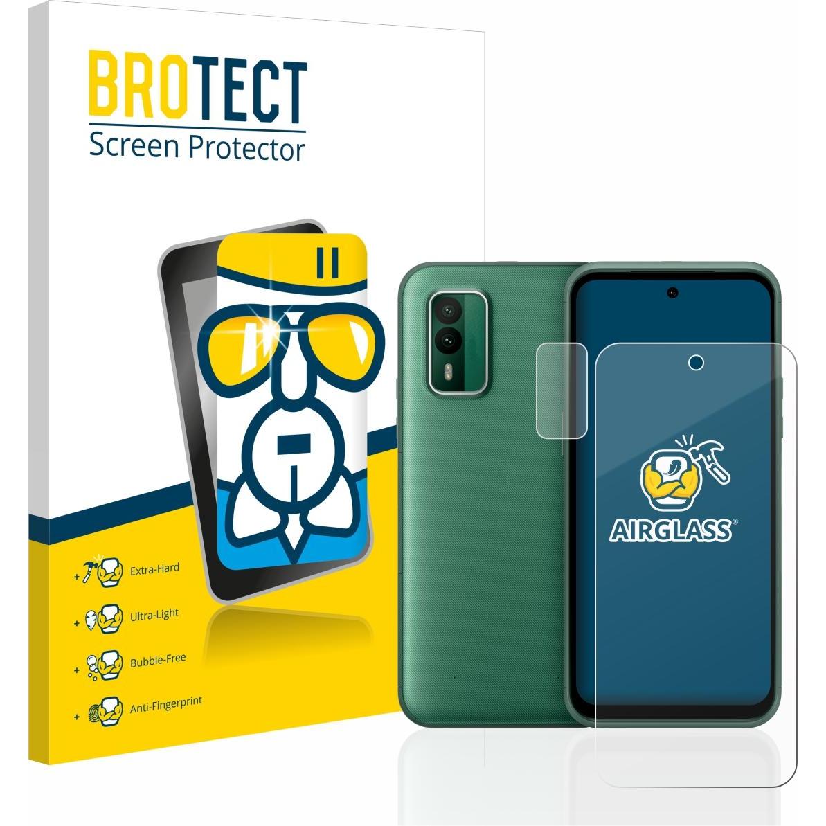 Thumbnail - BROTECT AirGlass Panzerglasfolie (1 Stück, Nokia XR21), Smartphone Schutzfolie, Transparent