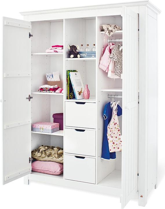 Produktbild Pinolino Nina breit (Babybett, Wickelkommode, Kinderkleiderschrank)