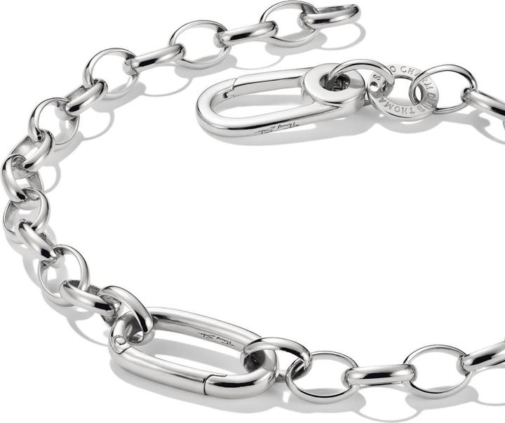 Immagine prodotto Thomas Sabo Charm-Armband mit einem Connect Link Silber (15 cm, Argento 925)