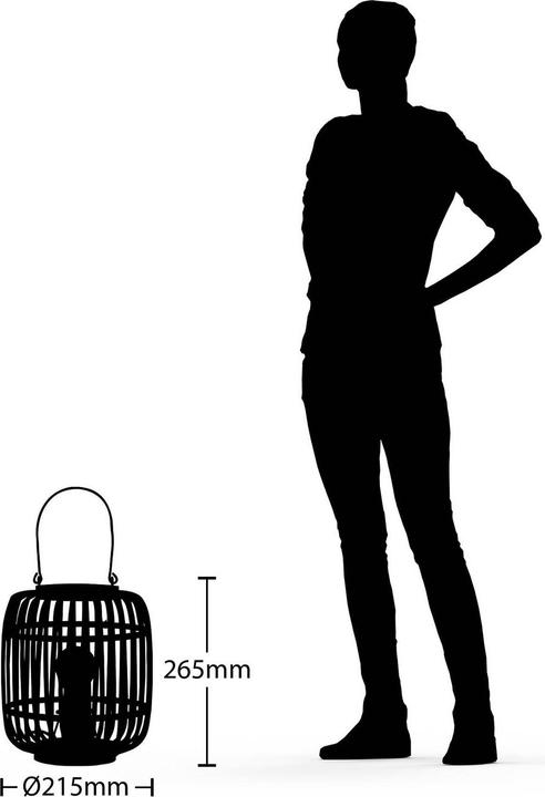 Image du produit Lindby Canyana lampe de table Black (E27)