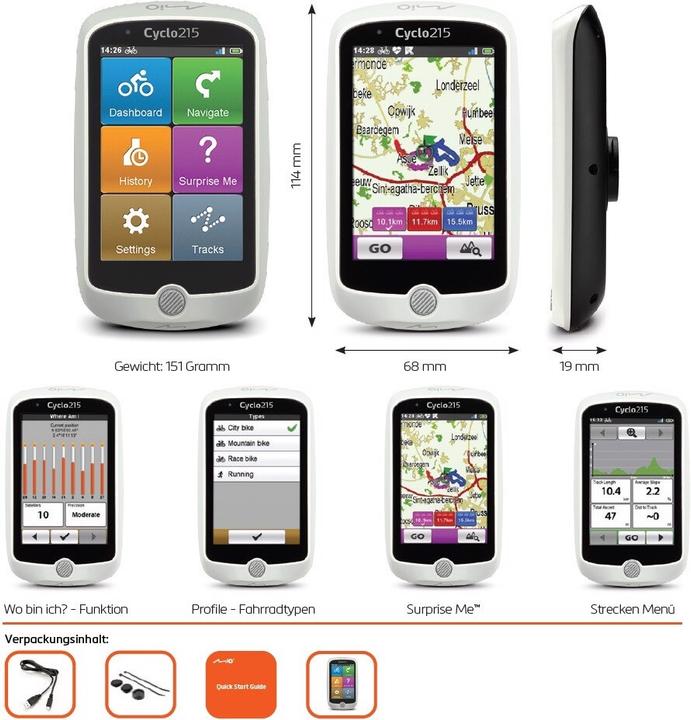 Produktbild Mio Cyclo 215