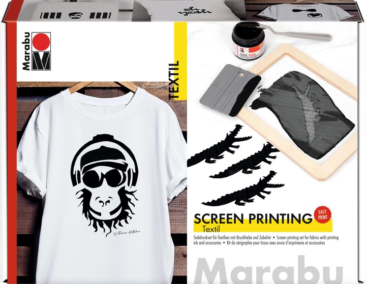 Immagine prodotto Marabu Serigrafia Set di stampa serigrafica Serigrafia (Multicolore, 100 ml)