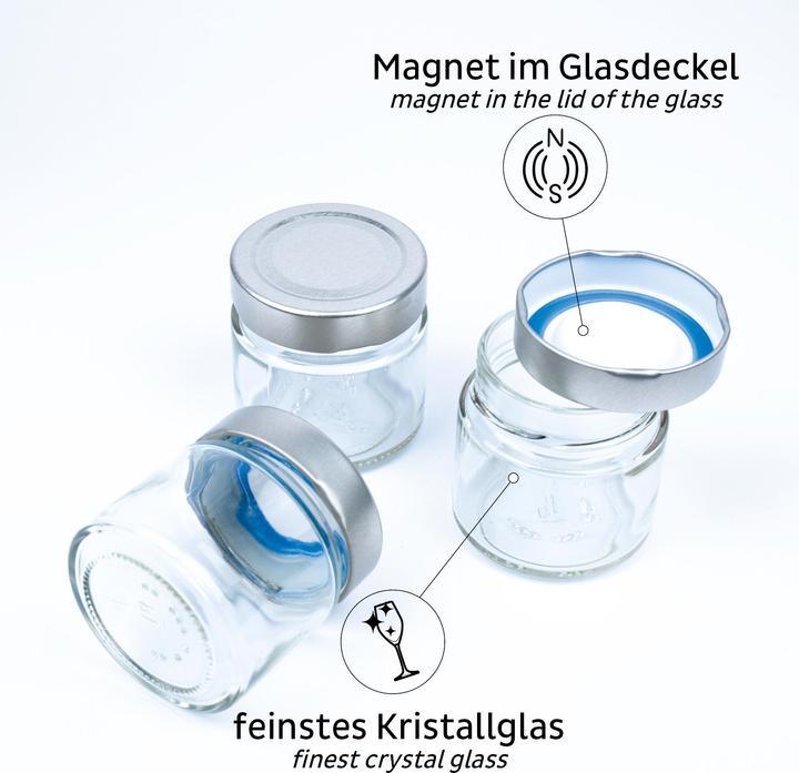 Actual product image Silwy Delicatessen magnetic jar set, 125 ml (0.13 l)