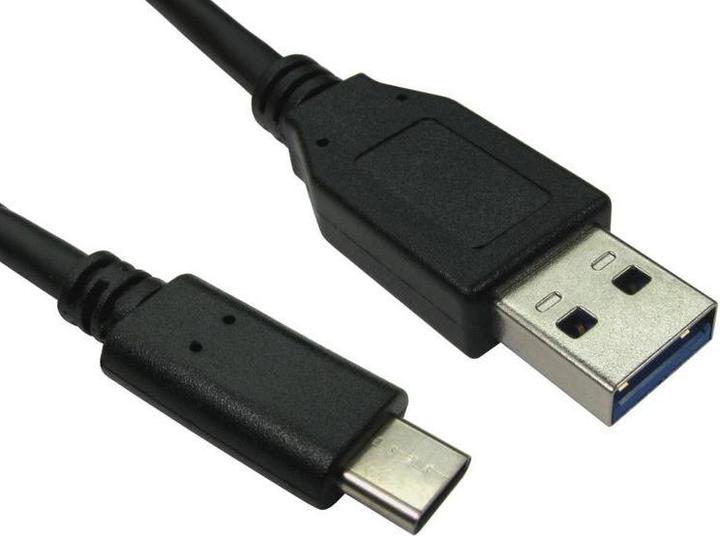 RS PRO USB 3.1 Cable, Male USB C to Male USB A Cab (0.50 m, USB 3.1)