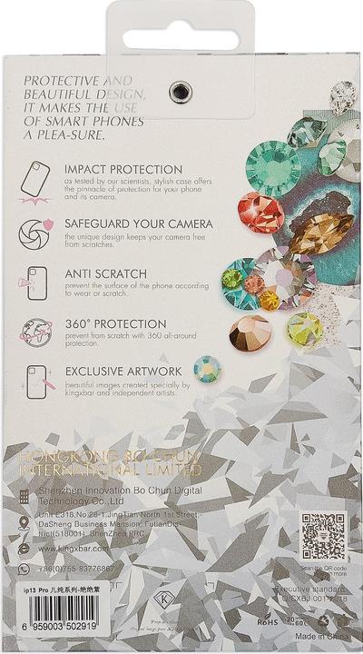 Immagine prodotto Kingxbar Custodia serie Plain Cover per iPhone 13 Custodia in silicone viola (Apple iPhone 13)