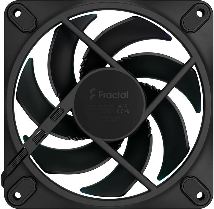 Productafbeelding Fractal Bootventilator Momentum RGB - 12cm (Noir) (120 mm, 1x)
