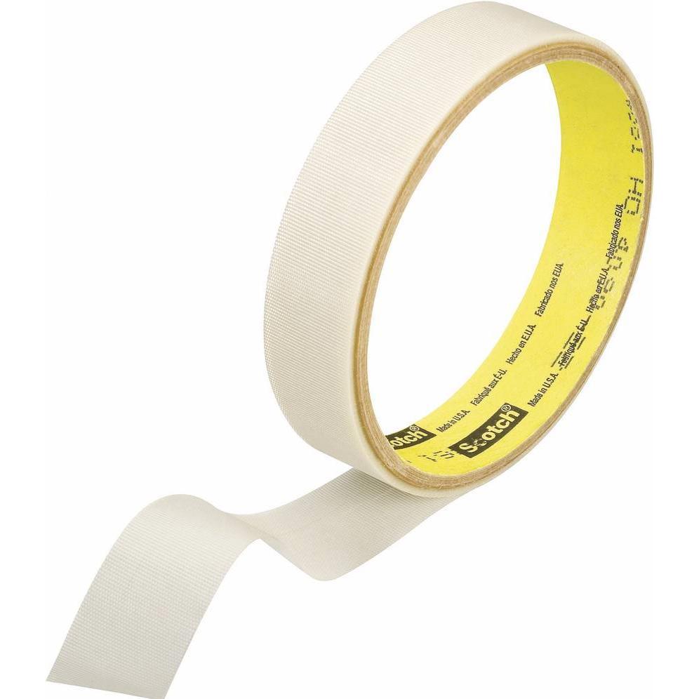 3M, Nastro adesivo, 361 3611955 Nastro per tessuti 361 Bianco (L x L) 55m x 19mm 1pc. (19 mm)