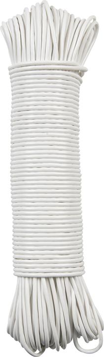 Actual product image G.Funder Tjsnor, hvid plast, 3 mm, 52 meter