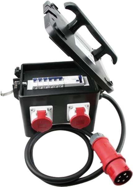 Image du produit Bachmann Distributeur en caoutchouc plein 32A 3Ph 1x16A5p400V 1x32A5p400V (CEE)