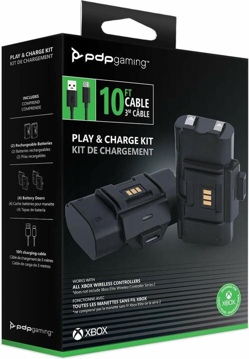 Produktbild PDP Play and Charge Kit (Xbox One S, Xbox One X, Xbox Series S, Xbox Series X)