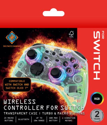 Produktbild Deltaco Gaming Switch Controller (Android, iOS, Switch, PC, Switch OLED)