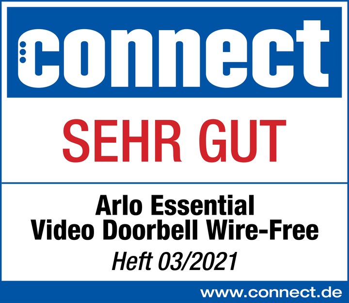 Image du produit Arlo Sonnette Vidéo sans fil Essential, blanc (Sans fil)