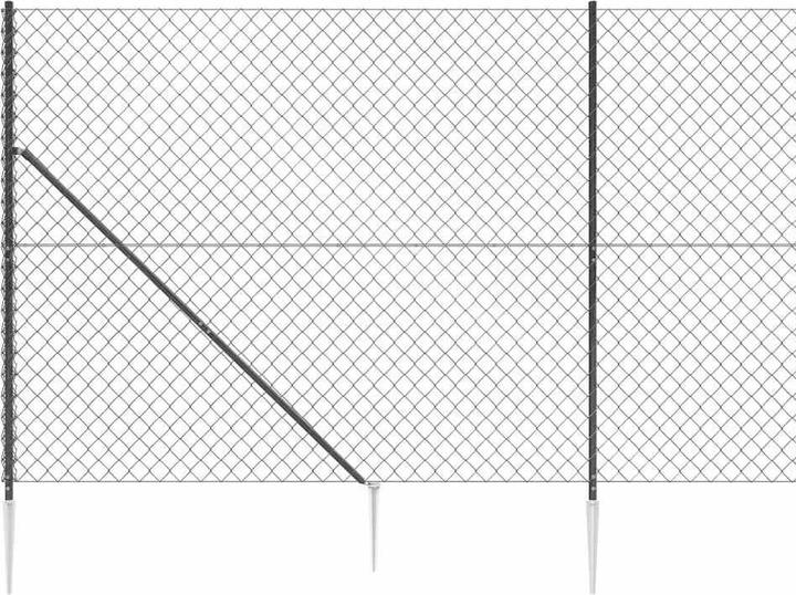 Produktbild vidaXL Maschendrahtzaun