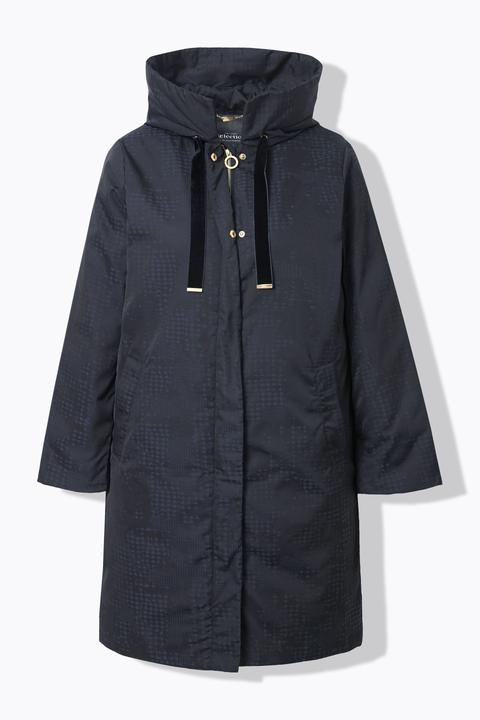 Actual product image Ulla Popken Quilted Houndstooth Coat