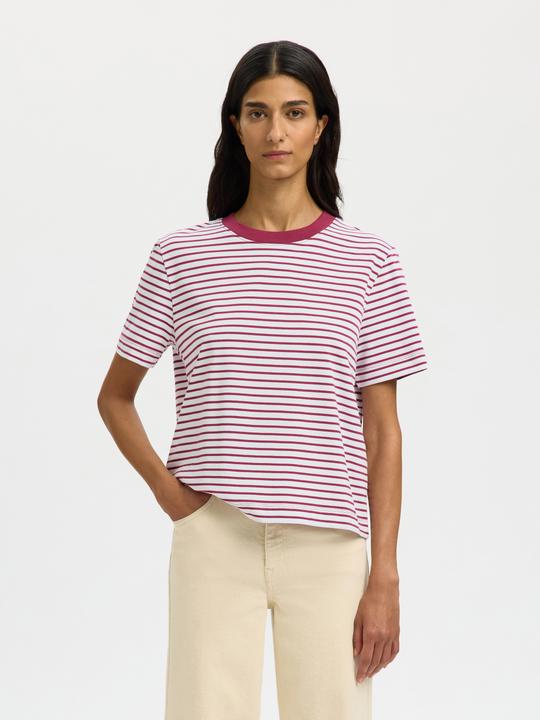 Produktbild Selected Slfessential Ss Striped Boxy Tee Noos (S)
