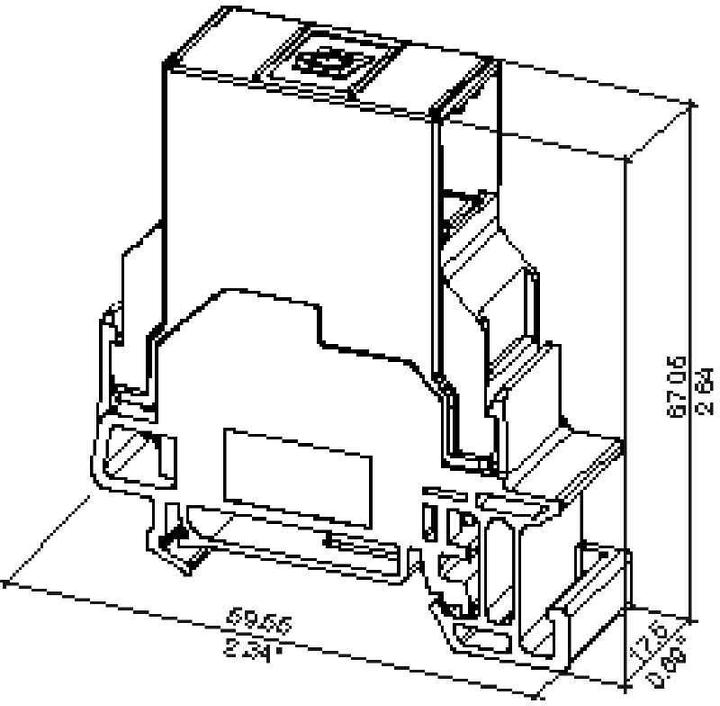 Produktbild Weidmüller Tragschienen-Outlet IE-TO-RJ45-FJ-A - Zubehör Netzwerk