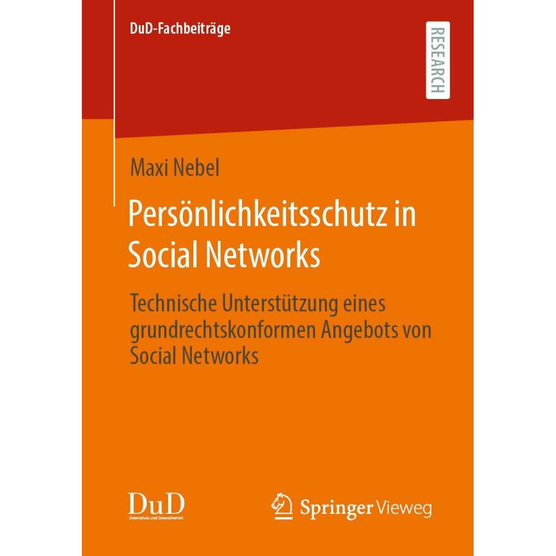 Persönlichkeitsschutz in Social Networks, Fachbücher von Maxi Nebel