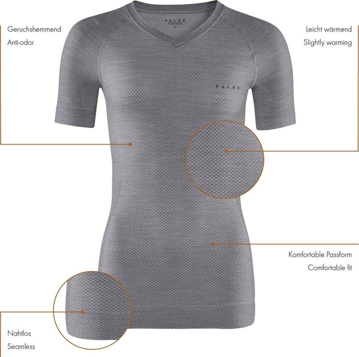 Actual product image Falke WT-Light Shortsl. Shirt Regular w (L)