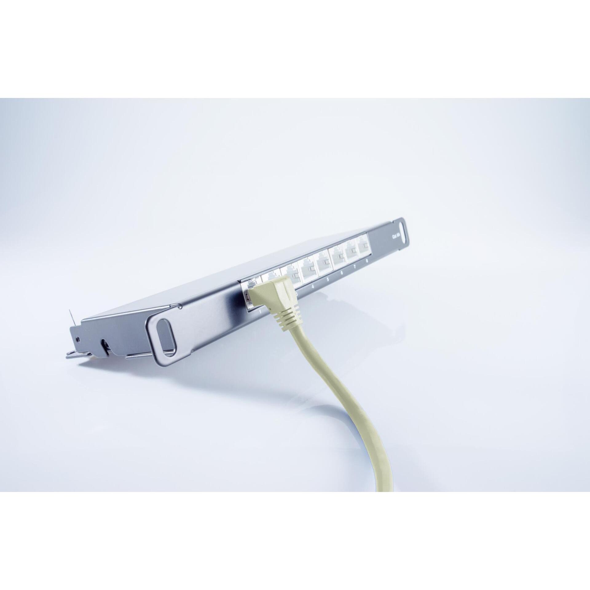 Thumbnail - Shiverpeaks S/CONN maximum connectivity Netzwerkkabel-Patchkabel, cat 6, S/FTP, PIMF, Winkel-gerade, 1,0m (S/FTP, CAT6, ...