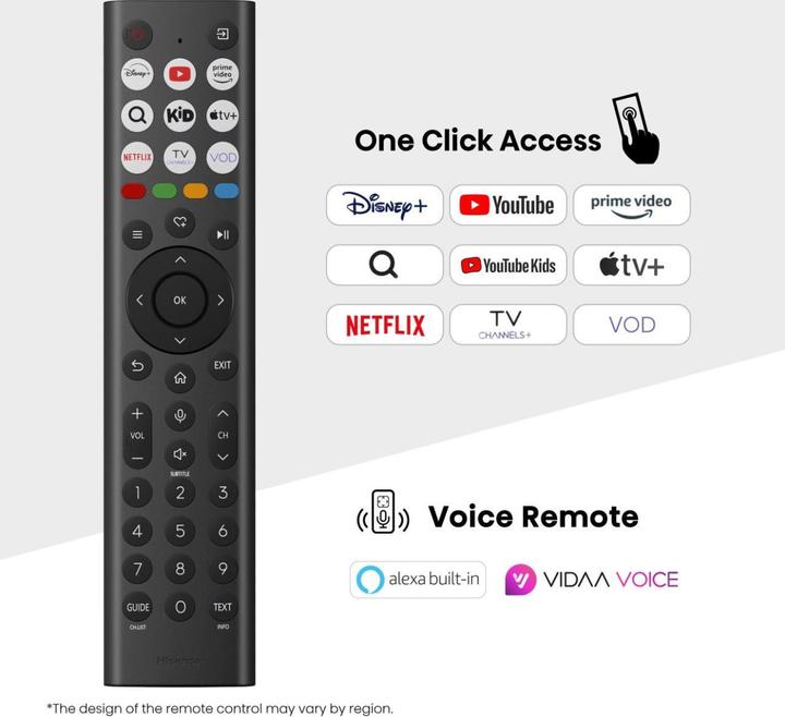 Actual product image Hisense 58E77Q (58", LCD, QLED, 4K, 2025)