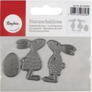 Actual product image Rayher Punching template "Easter friends"