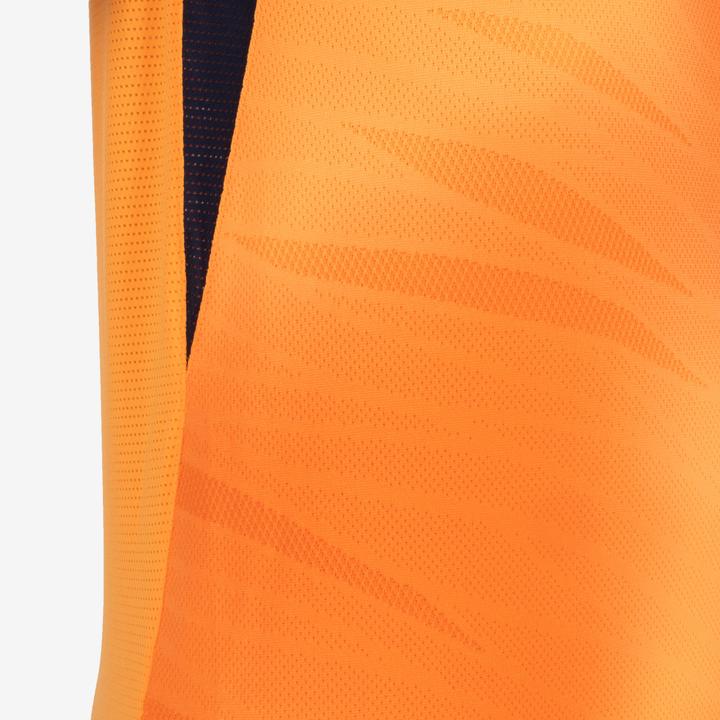 Image du produit Kipsta Maillot de football à manches courtes homme/femme - CLR orange/bleu marine (M)