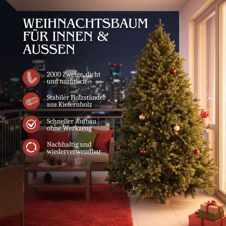 Produktbild Hermex Kunst-Weihnachtsbaum (210 cm)