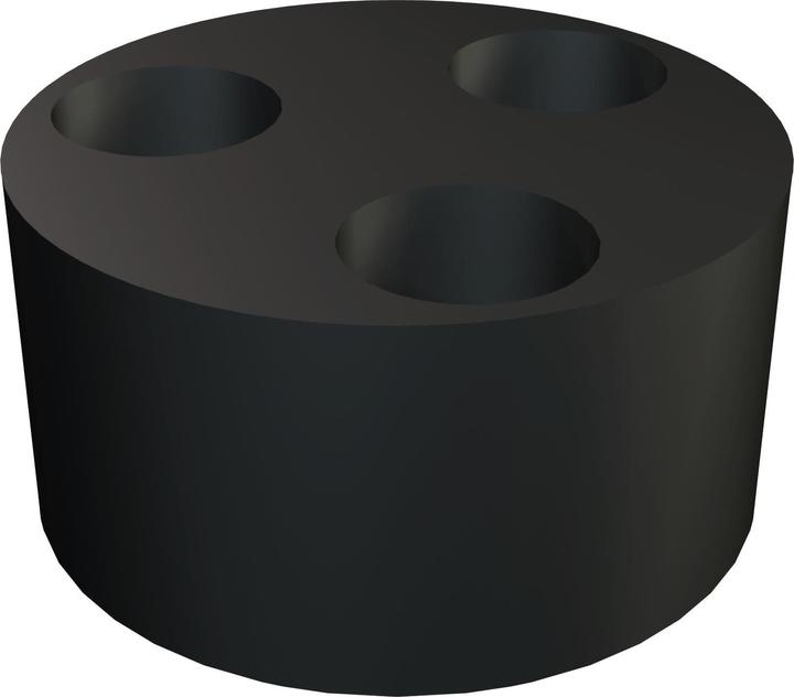 Actual product image OBO Bettermann 107 C VM 20 2x6 Multiple sealing insert rubber 1 pc.