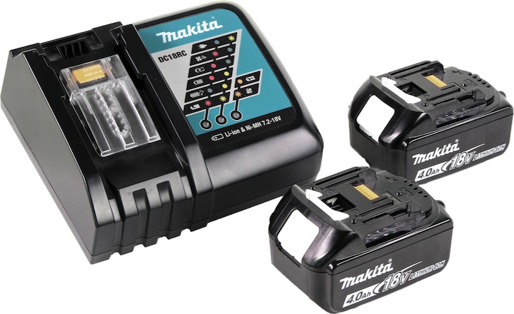 Produktbild Makita DMP 180 RM Akku Kompressor 18 V 8,3 bar + 2x Akku 4,0 Ah + Ladegerät (0 l)