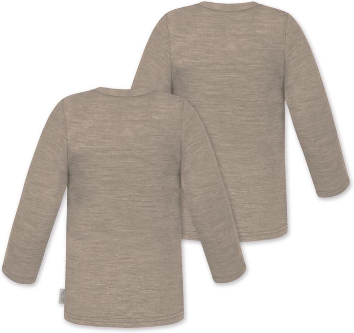 Produktbild Normani 2er Pack Baby Merino Longsleeve „Taupo" - 9465 (68)
