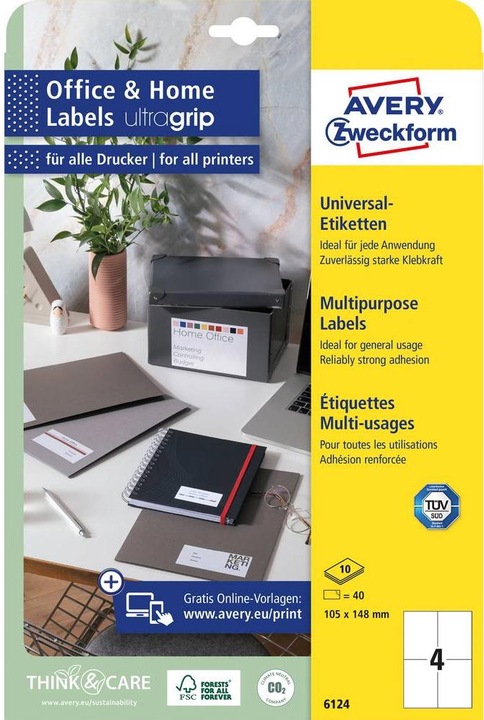 Actual product image Avery Universal Labels