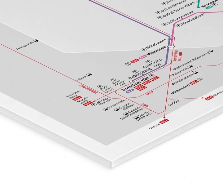 Image du produit BVG Berlin - Plan du réseau de Berlin (150 x 100 cm)