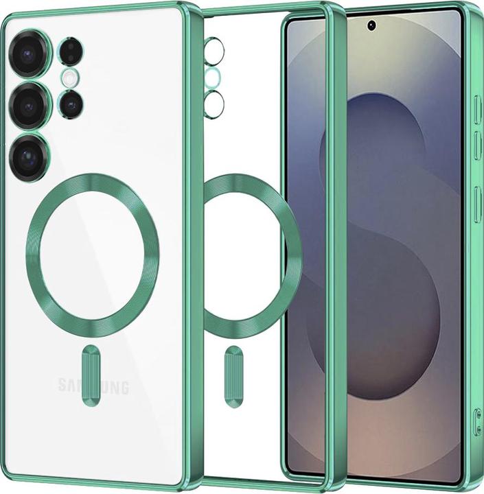 Image du produit Techsuit - Luxury Crystal MagSafe - Samsung Galaxy S25 Ultra - Light Green (Samsung Galaxy S25 Ultra)