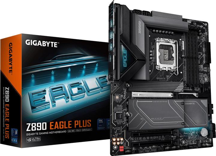 Produktbild Gigabyte Płyta główna Z890 EAGLE PLUS płyta główna Intel Z890 LGA 1851 (Socket V1) ATX (LGA 1851, Socket S1, Intel Z890, ATX)