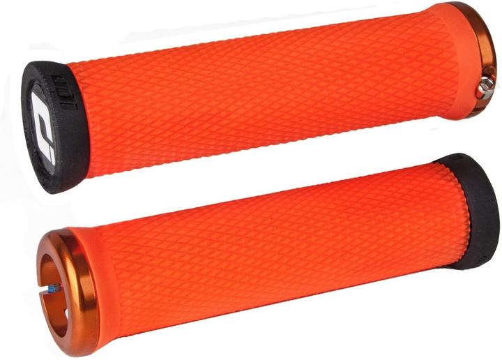 Actual product image Odi Grips ODI Elite Motion V2.1 Lock-On orange clamp